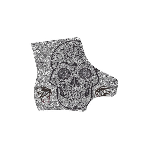 Mosaic Skull Martin Boots For Men Model 1203H