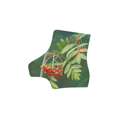 Plant Watercolor Rowan tree - Sorbus aucuparia Martin Boots For Women Model 1203H