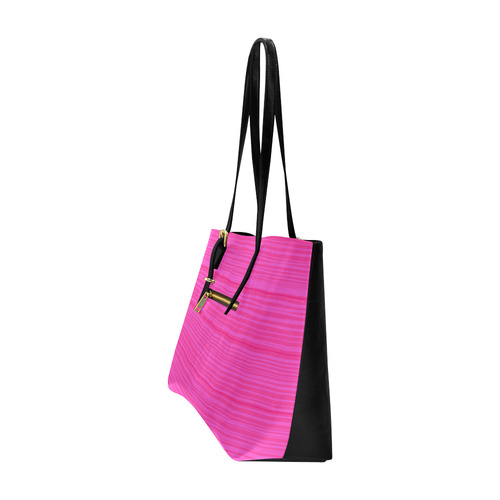 Original designers Luxury bag : PINK AND BLACK Art Edition Euramerican Tote Bag/Large (Model 1656)