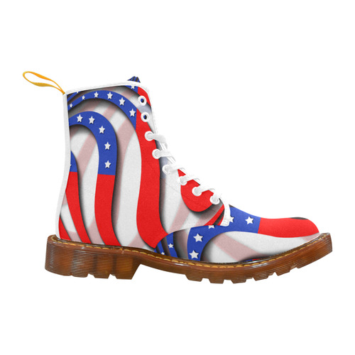 Flag of United States of America Martin Boots For Men Model 1203H