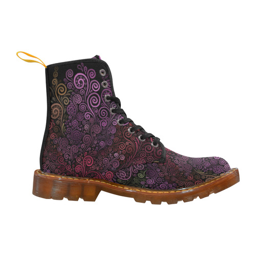 Psychedelic 3D Rose Martin Boots For Women Model 1203H