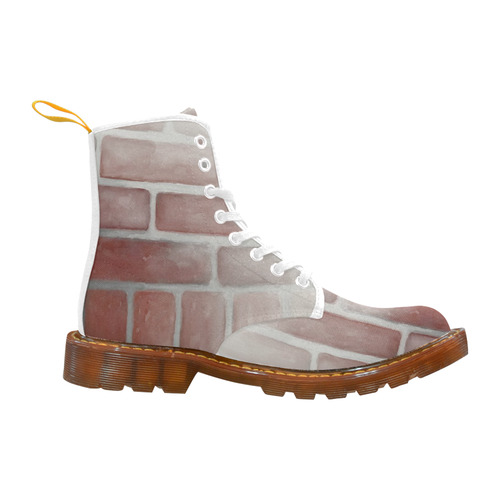 Lamp on red brick, watercolor Martin Boots For Women Model 1203H