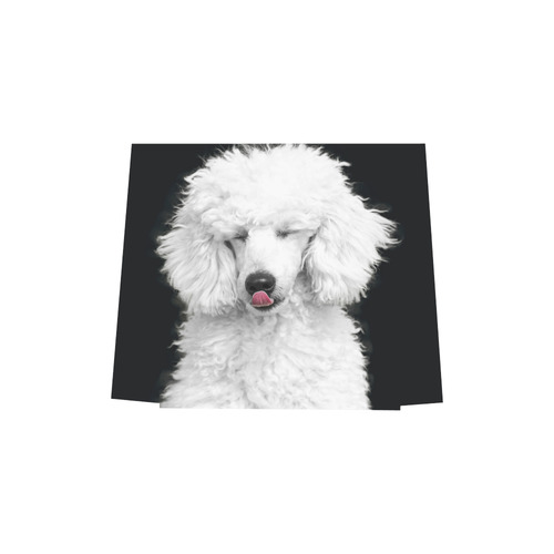 Silly White Poodle Euramerican Tote Bag/Small (Model 1655)