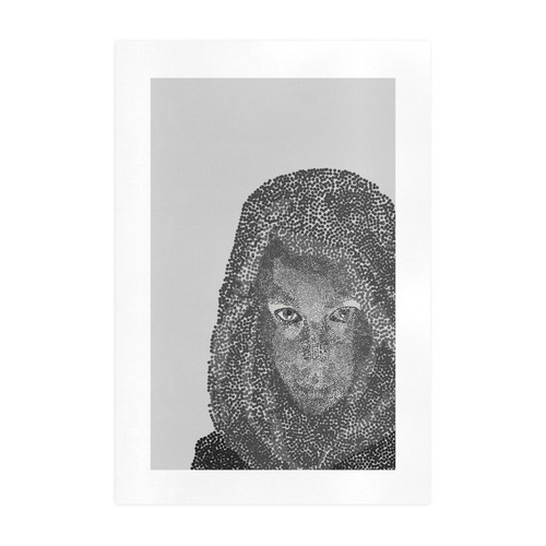dark girl Art Print 19‘’x28‘’