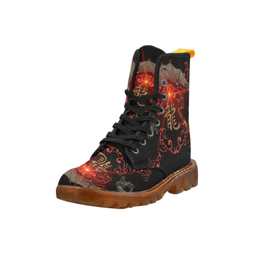 Hieroglyph, the dragon Martin Boots For Men Model 1203H