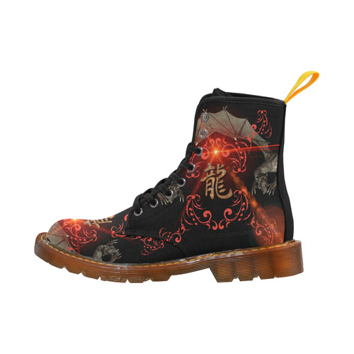 Hieroglyph, the dragon Martin Boots For Men Model 1203H