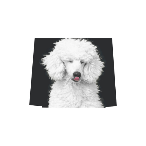 Silly White Poodle Euramerican Tote Bag/Small (Model 1655)