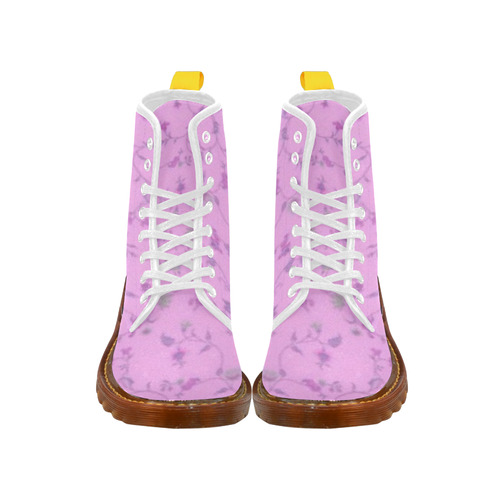 Blurred floral B, by JamColors Martin Boots For Women Model 1203H