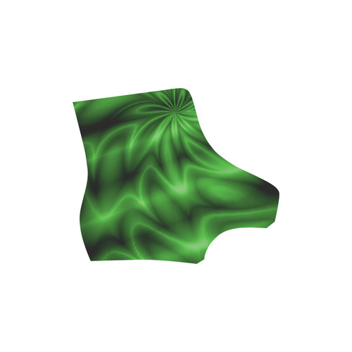 Green Shiny Swirl Martin Boots For Men Model 1203H