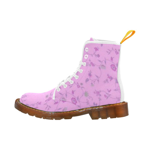 Blurred floral B, by JamColors Martin Boots For Women Model 1203H