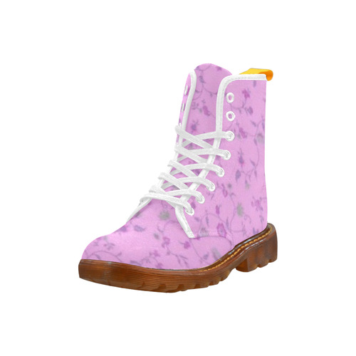 Blurred floral B, by JamColors Martin Boots For Women Model 1203H