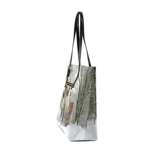 Wintertime Sleigh Ride Euramerican Tote Bag/Small (Model 1655)