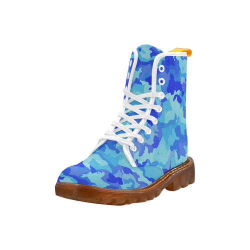 camouflage blue Martin Boots For Men Model 1203H