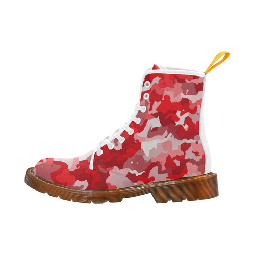 camouflage red Martin Boots For Women Model 1203H