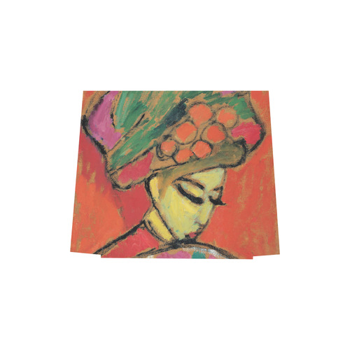 Jawlensky Young Girl Flowered Hat Euramerican Tote Bag/Small (Model 1655)