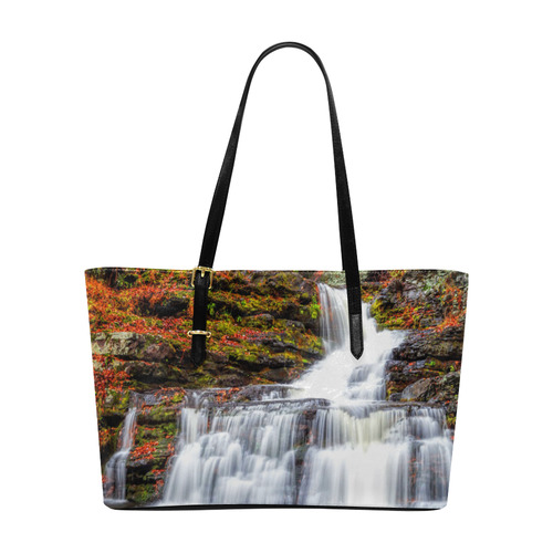 Autumn Waterfall Euramerican Tote Bag/Large (Model 1656)