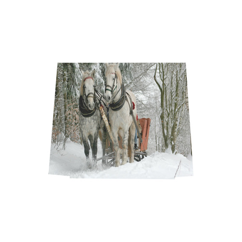 Wintertime Sleigh Ride Euramerican Tote Bag/Small (Model 1655)