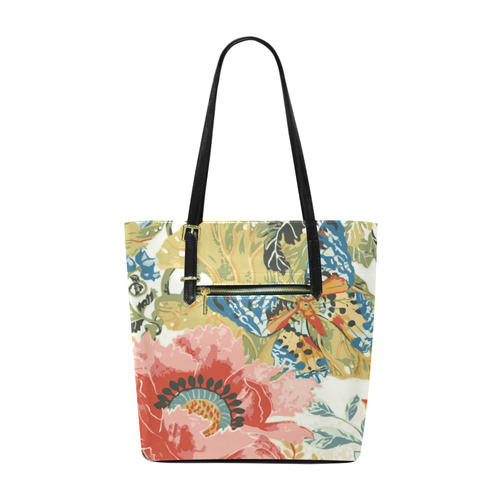 Flower Butterfly Nature Fine Art Euramerican Tote Bag/Small (Model 1655)