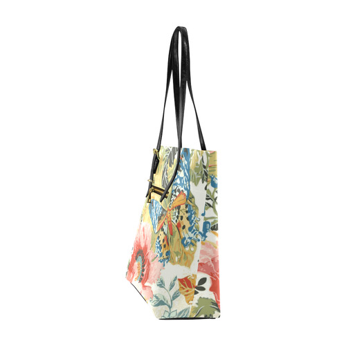 Flower Butterfly Nature Fine Art Euramerican Tote Bag/Small (Model 1655)