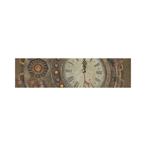 Steampunk clock, cute giraffe Cosmetic Bag/Large (Model 1658)