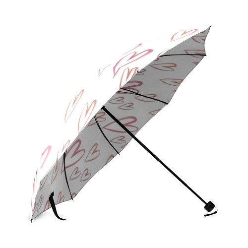 red-hearts Foldable Umbrella (Model U01)
