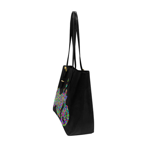 Abstract Triangles  Motorcycle Euramerican Tote Bag/Large (Model 1656)