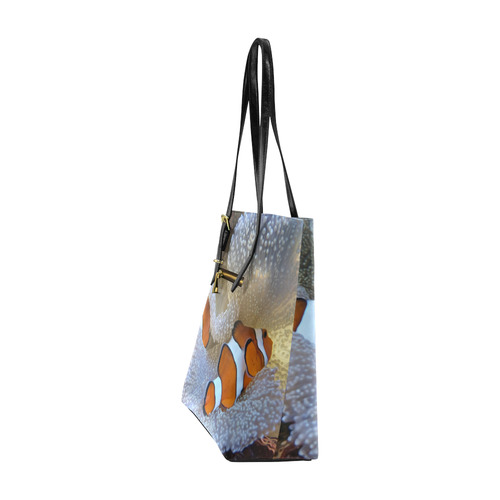 Clown Fish in Coral Reef Euramerican Tote Bag/Small (Model 1655)