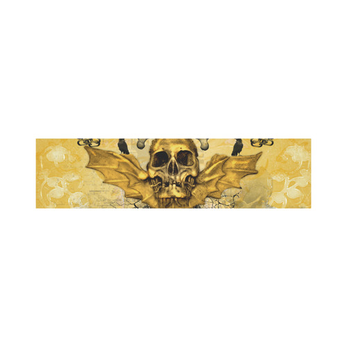Awesome skull in golden colors Cosmetic Bag/Large (Model 1658)