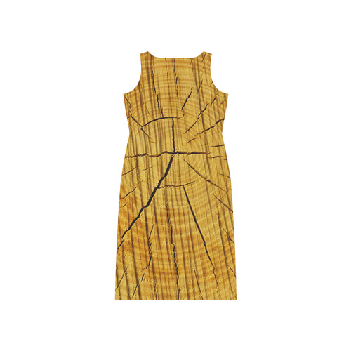 Sun of Wood Phaedra Sleeveless Open Fork Long Dress (Model D08)