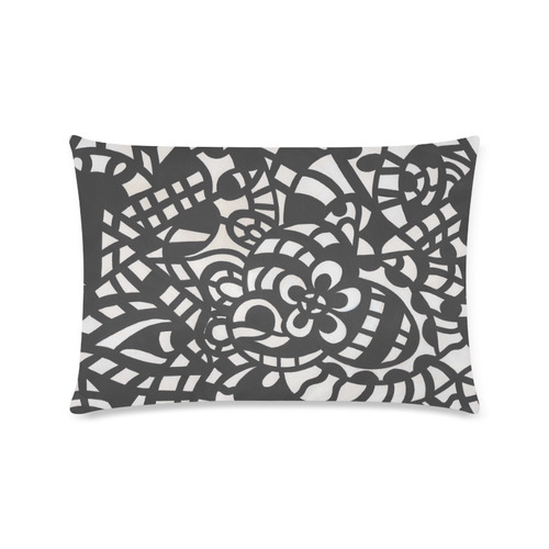 Curves and Spheres 2 Custom Zippered Pillow Case 16"x24"(Twin Sides)