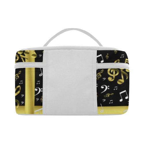 golden music notes lunch bag Lunch Bag/Large (Model 1658)