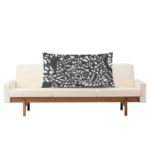 Curves and Spheres 2 Rectangle Pillow Case 20"x36"(Twin Sides)