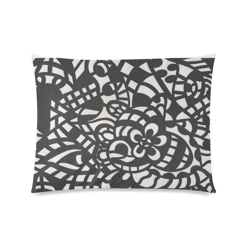 Curves and Spheres 2 Custom Zippered Pillow Case 20"x26"(Twin Sides)