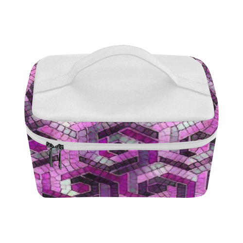 Pattern Factory 23 pink by JamColors Lunch Bag/Large (Model 1658)