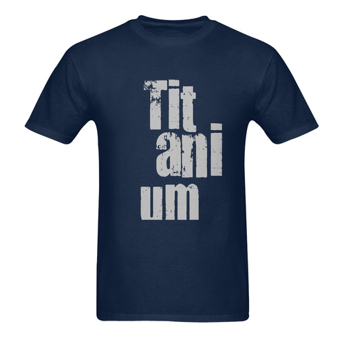 Titanium by Artdream Men's T-Shirt in USA Size (Two Sides Printing)