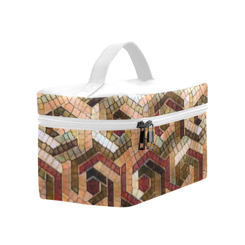 Pattern Factory 23 brown by JamColors Lunch Bag/Large (Model 1658)