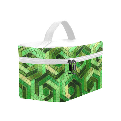 Pattern Factory 23 green by JamColors Lunch Bag/Large (Model 1658)