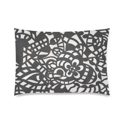 Curves and Spheres 2 Custom Zippered Pillow Case 20"x30"(Twin Sides)