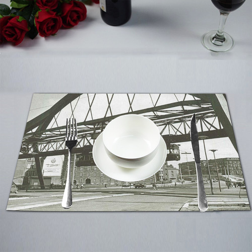 Wuppertal Schwebebahn Placemat 12''x18''