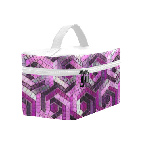 Pattern Factory 23 pink by JamColors Lunch Bag/Large (Model 1658)
