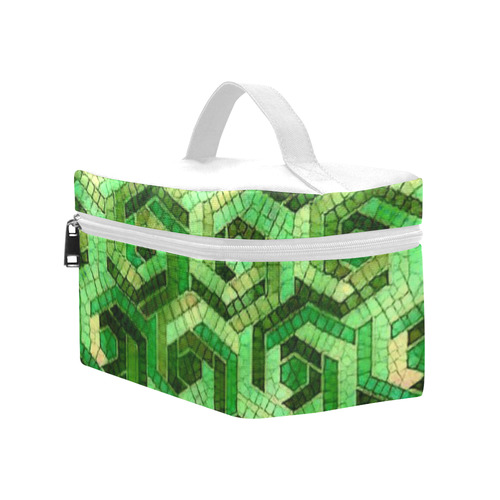 Pattern Factory 23 green by JamColors Lunch Bag/Large (Model 1658)