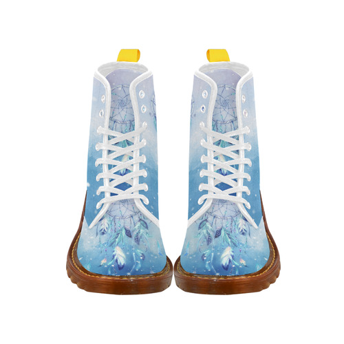 A wounderful dream catcher in blue Martin Boots For Men Model 1203H