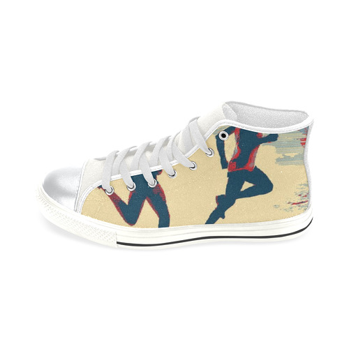 21 High Top Canvas Shoes for Kid (Model 017)