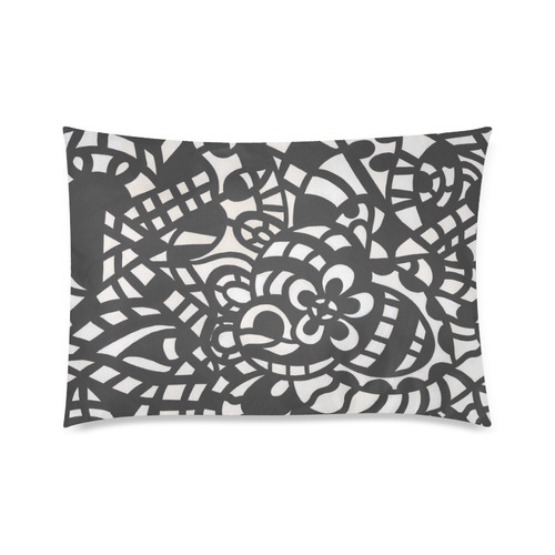 Curves and Spheres 2 Custom Zippered Pillow Case 20"x30"(Twin Sides)