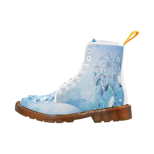 A wounderful dream catcher in blue Martin Boots For Women Model 1203H