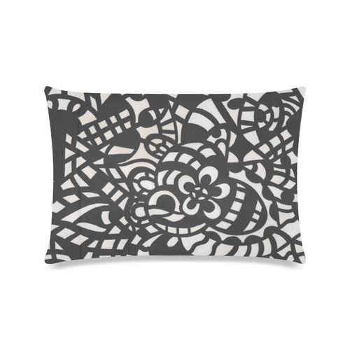 Curves and Spheres 2 Custom Zippered Pillow Case 16"x24"(Twin Sides)