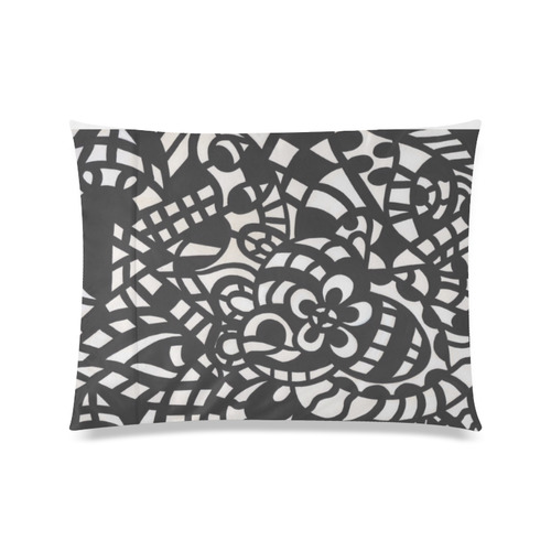 Curves and Spheres 2 Custom Zippered Pillow Case 20"x26"(Twin Sides)