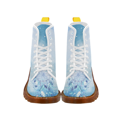 A wounderful dream catcher in blue Martin Boots For Women Model 1203H