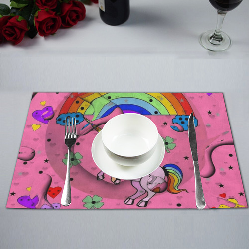 Unicorn by Nico Bielow Placemat 12''x18''