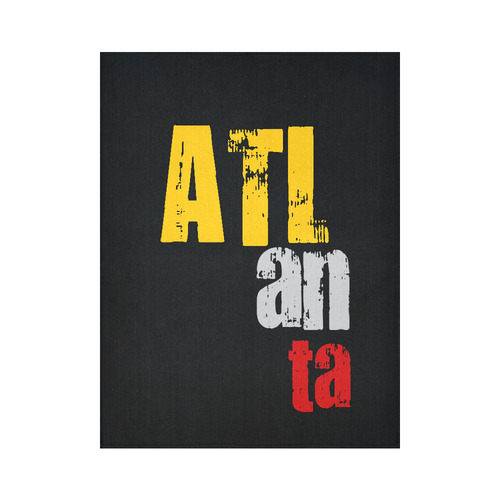 Atlanta by Artdream Cotton Linen Wall Tapestry 60"x 80"